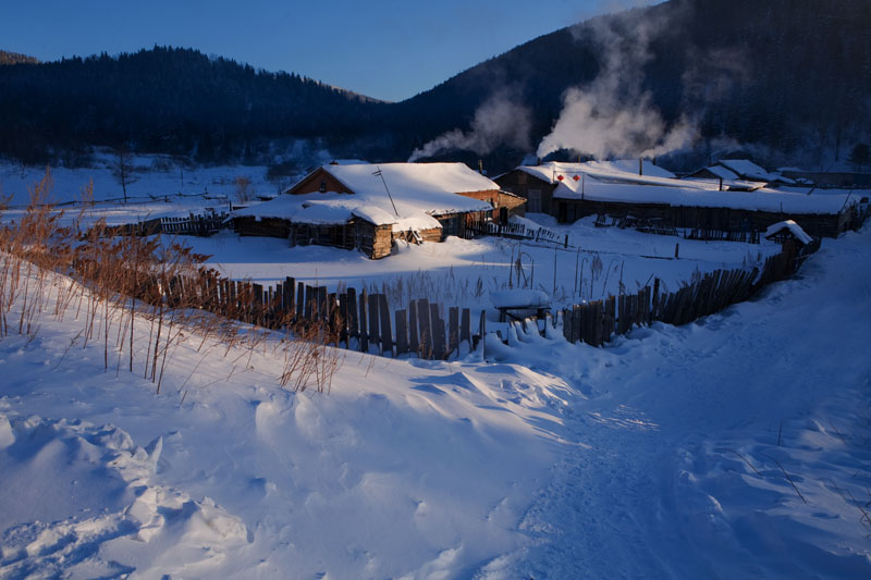 雪乡人家 摄影 潢水渔翁