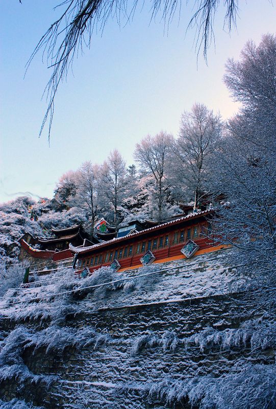 觀音閣雪景 摄影 dengge