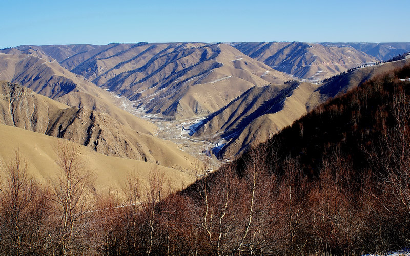 乐都中岭北山冬景 摄影 源上人