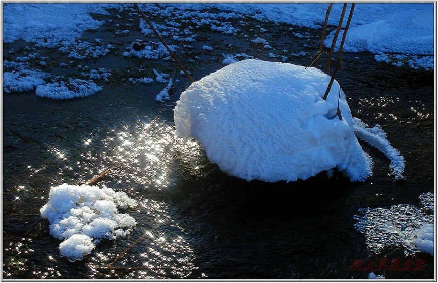 溪流飘雪--3 摄影 草原老张