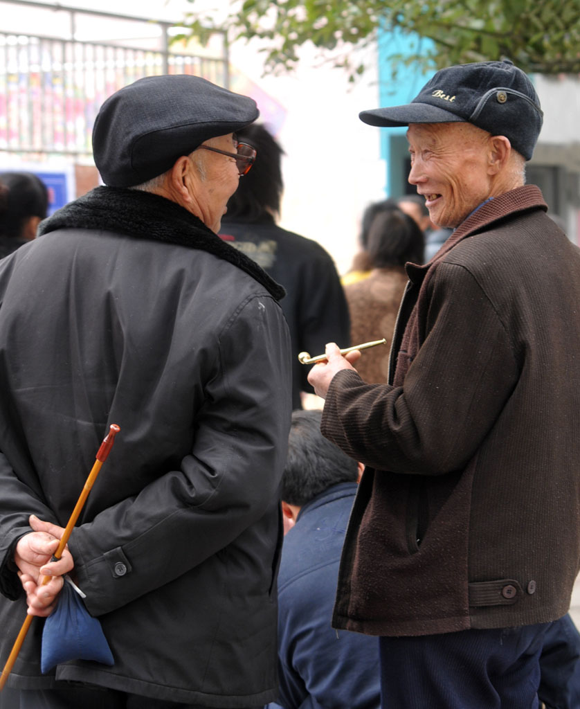 烟哥俩 摄影 陕南闲人