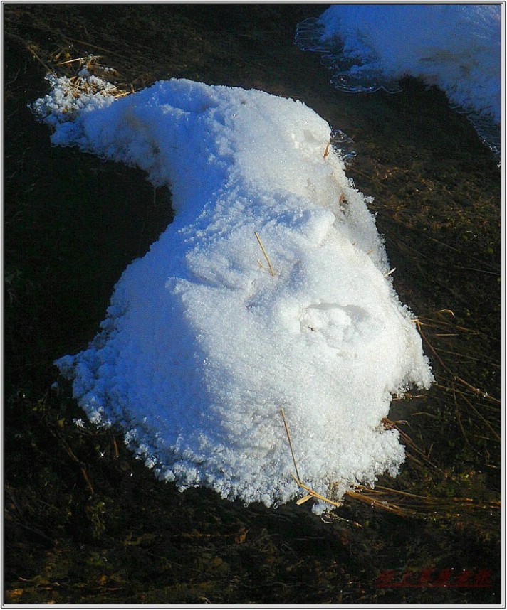 溪流飘雪—5 摄影 草原老张