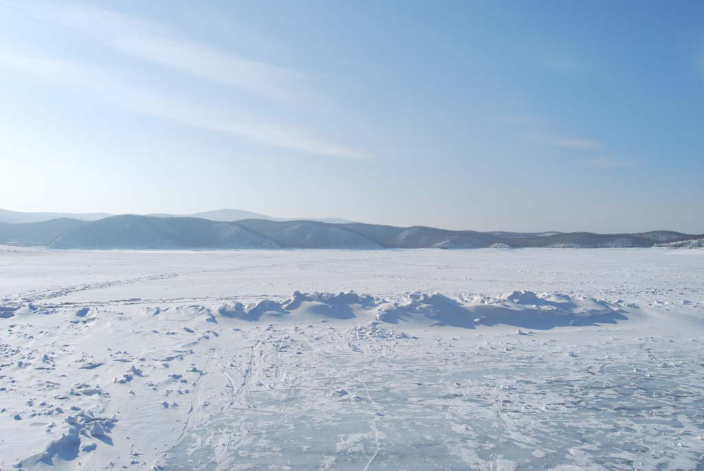 湖光雪色 摄影 文佳