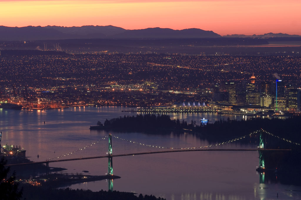 温哥华Lion Gate Bridge 摄影 小眼聚焦