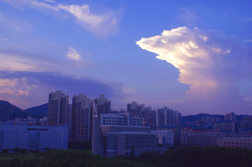 城市天空 摄影 生命如歌如虹