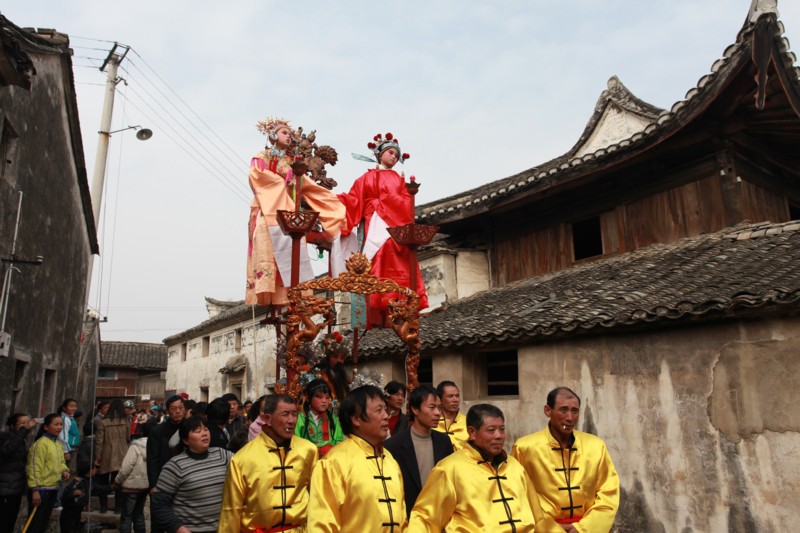 古镇闹元宵 摄影 鹿山老人