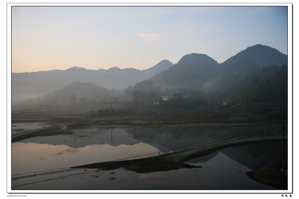 山村早晨 摄影 蝉鸣