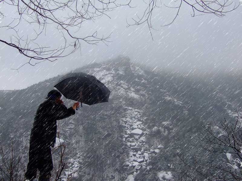 雨雪龙山 摄影 丰雨