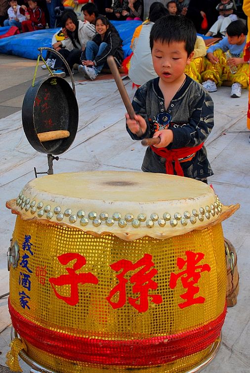 百狮闹元宵拍摄花絮（7） 摄影 白石道人