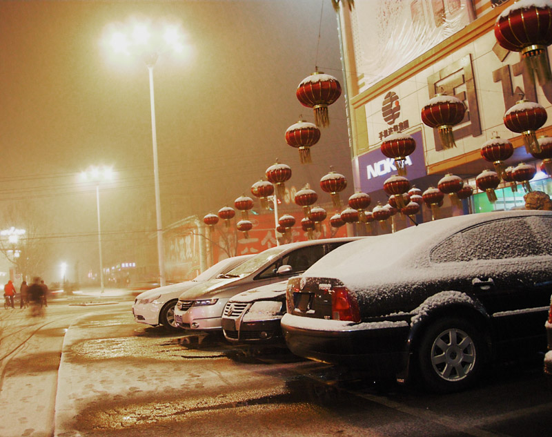 这个冬天的第一场雪 摄影 阿卿