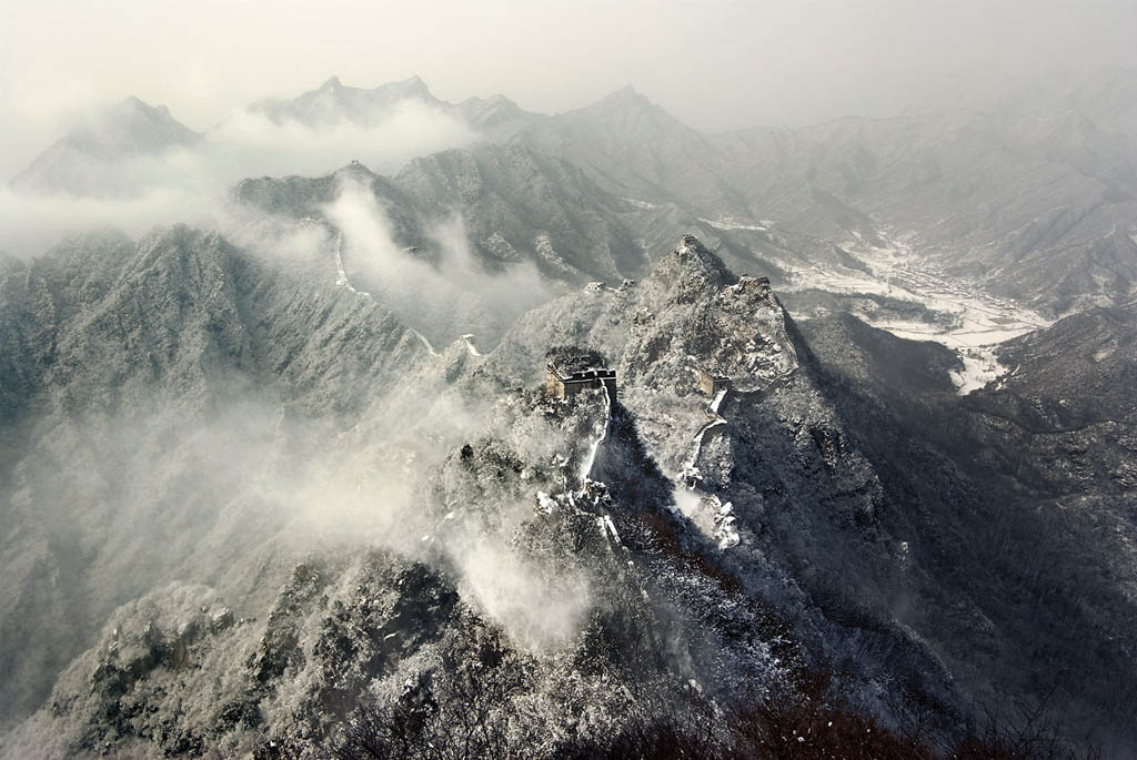 雪雾雄关 摄影 北京老张