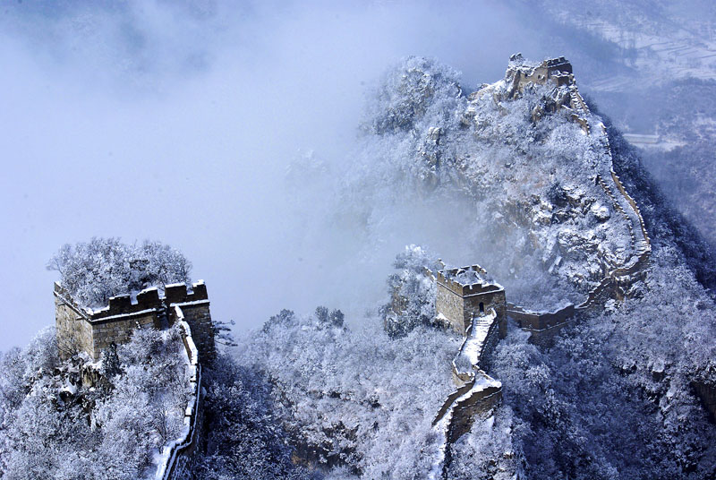 雪盖雄关仍本色 摄影 秋水云天