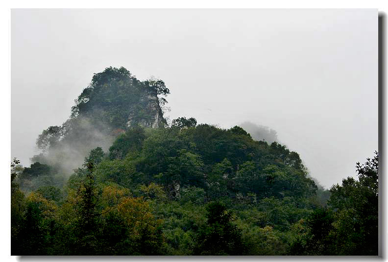 雾锁德夯大峡谷【1】 摄影 静静的山