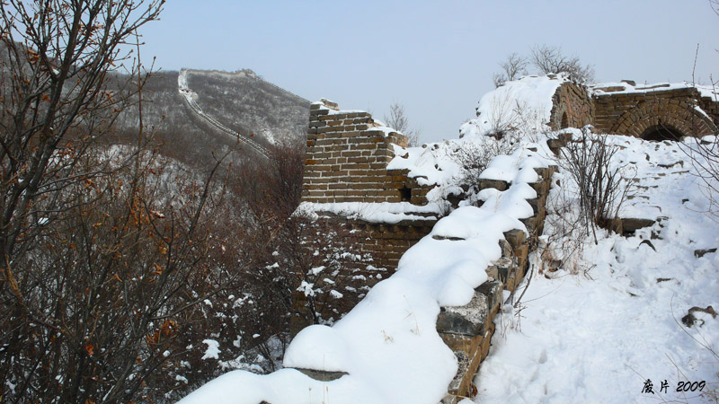 北京初雪-箭扣长城 摄影 废片