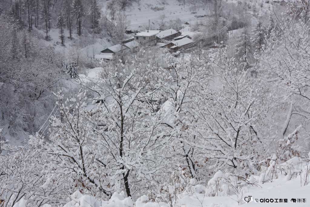 山村 摄影 涂墨