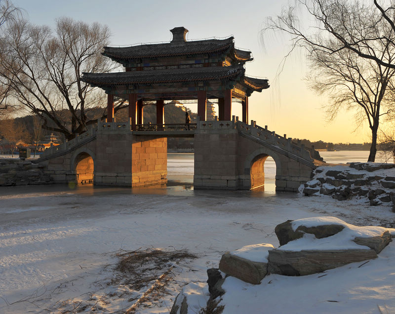 雪后风桥 摄影 鹰眼穿空