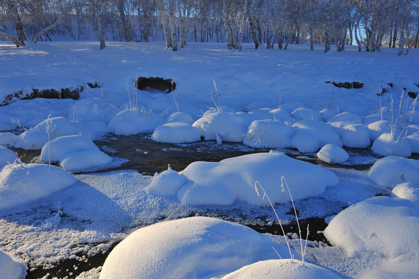 小河头雪韵（10） 摄影 拂锺无声