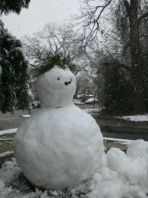 人生第一个雪人 摄影 真我本无相