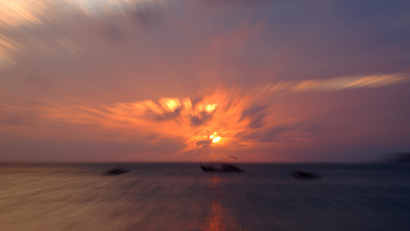 海上日落 摄影 华夏841