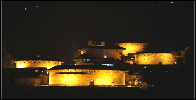 福建土楼夜景 摄影 土木人