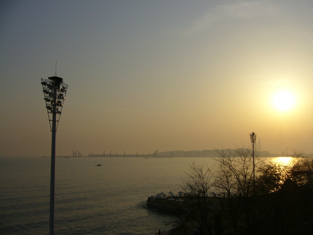 大窑湾风景 摄影 照红天