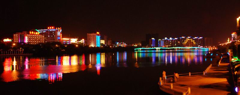 三亚夜景 摄影 怪你过分美丽