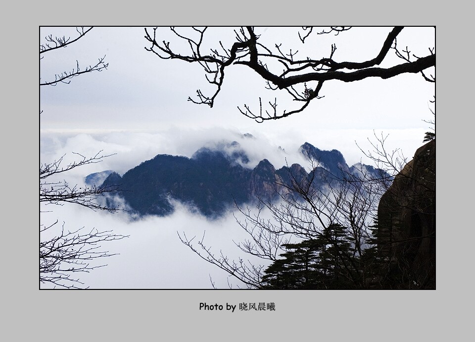 《水墨黄山》（2） 摄影 晓风晨曦