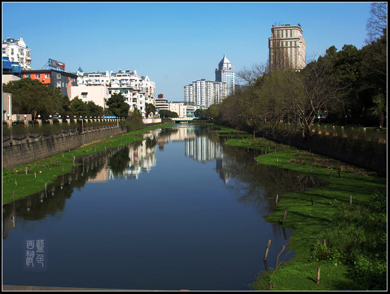 长春路湖畔风光 摄影 蓝色西湖