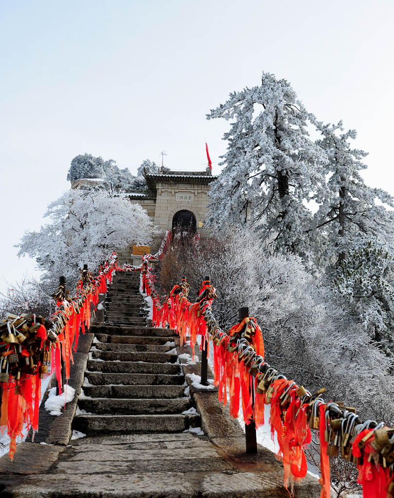 华山雪2 摄影 月风清