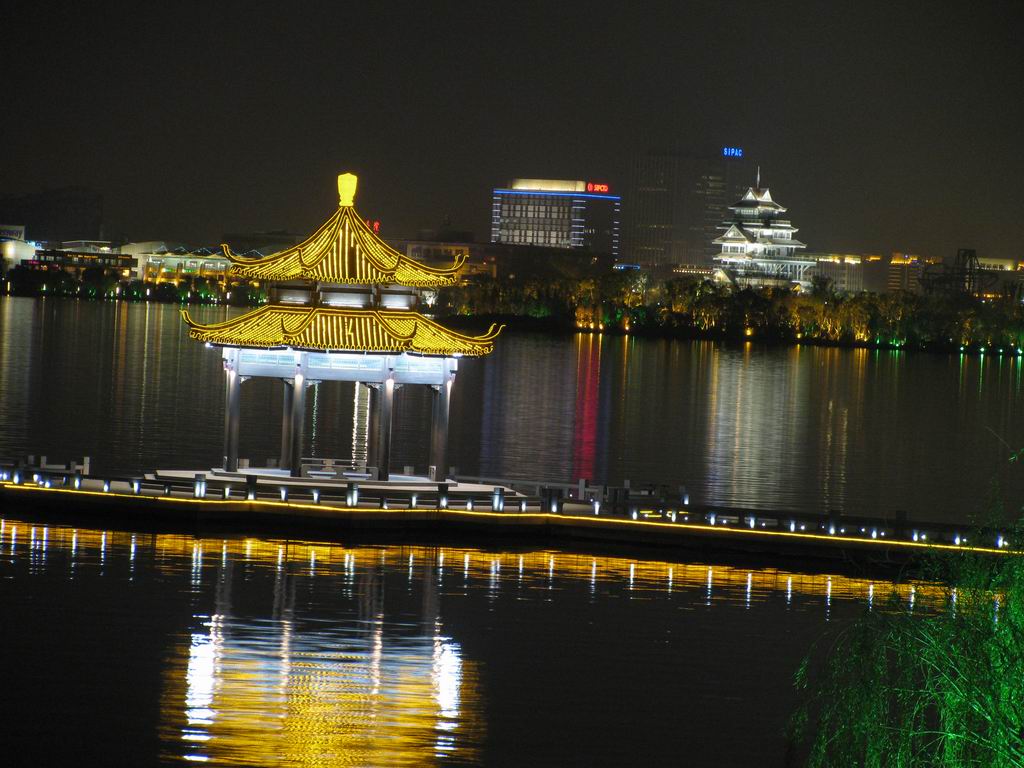 苏州园区.金鸡湖夜景 摄影 綄鎂幸福