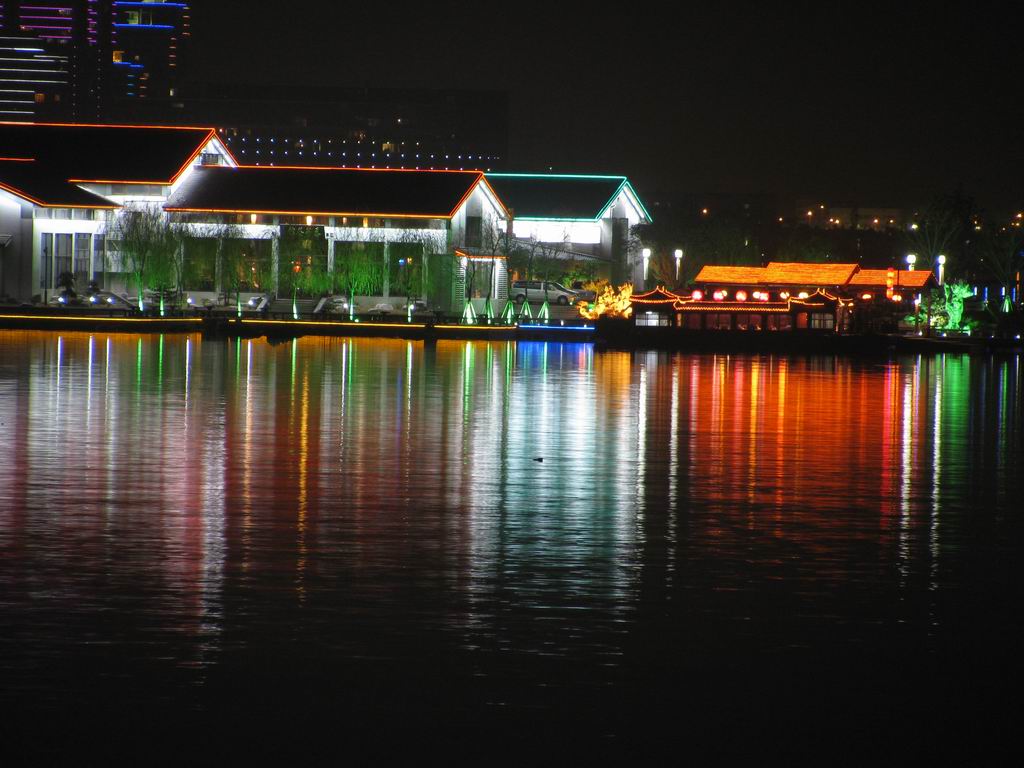 李公堤夜景 摄影 綄鎂幸福