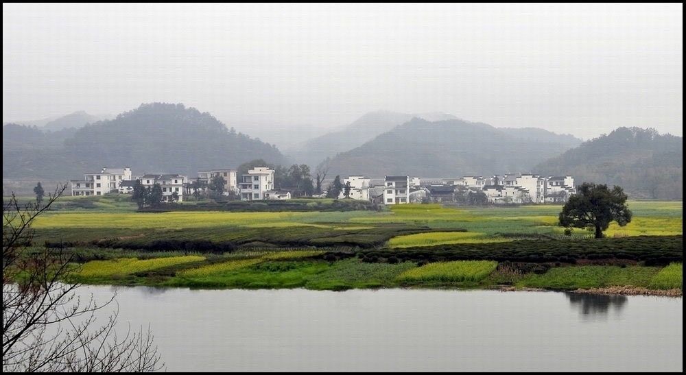 烟雨新农村 摄影 c大调