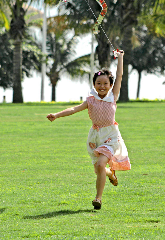 阳光女孩 摄影 谊然