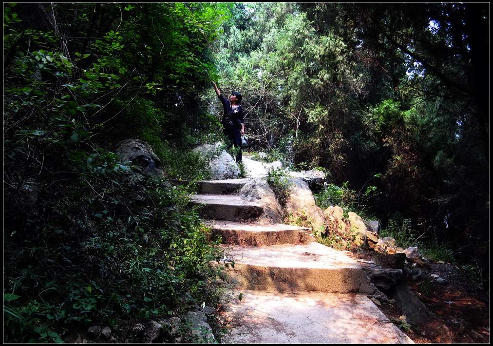 秋登白兆山 摄影 华绿