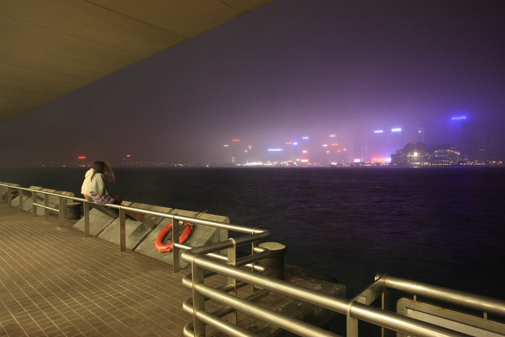 香港夜色-维多利亚湾 摄影 流云飞