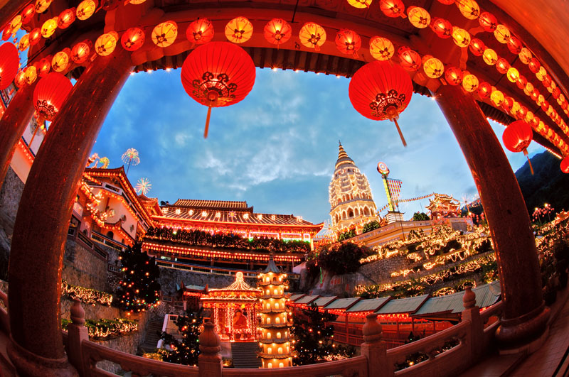 夜景_极乐寺 摄影 huiko