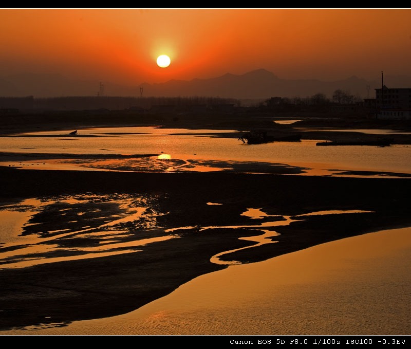 洋河夕照 摄影 品茗