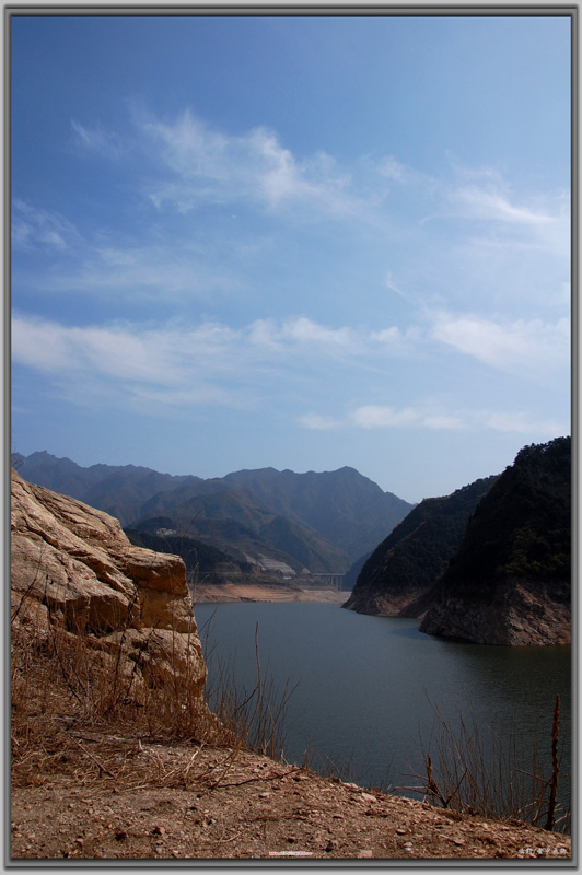 秦岭-------石砭峪水库 摄影 云中飞鹤