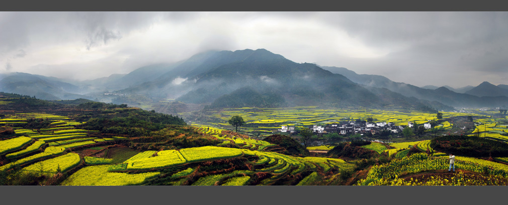 画里乡村 摄影 秋日暮雨