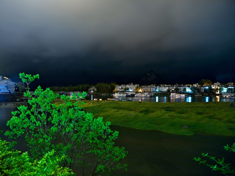 阳朔夜景 摄影 黔之驴