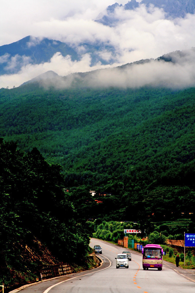 高山公路 摄影 风雨太阳