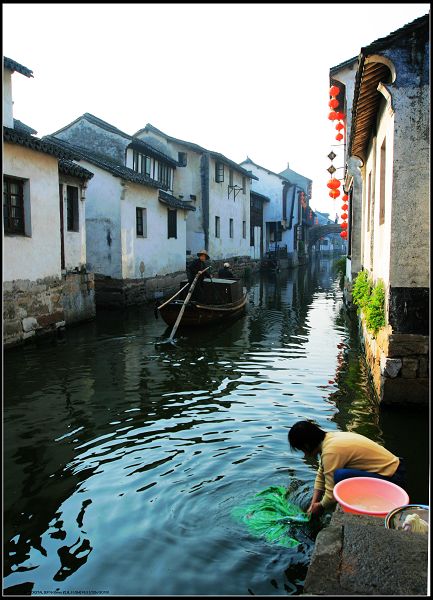 周庄 小桥 流水 人家 摄影 凌波红莲