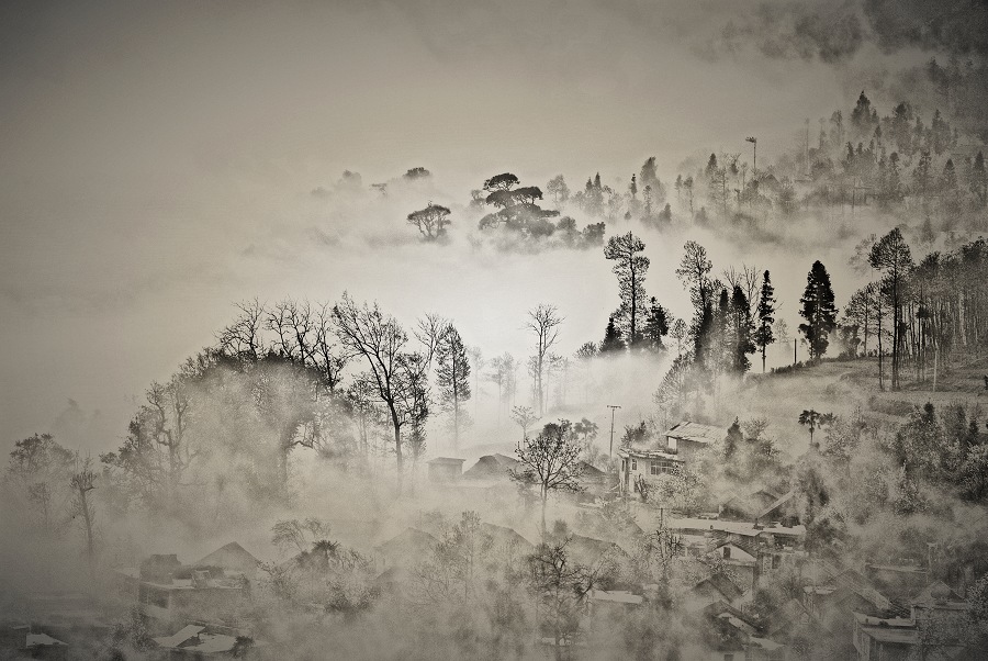 山村素描 摄影 山枣