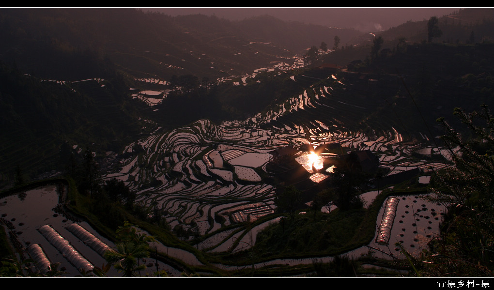 青山寨梯田 摄影 行摄乡村