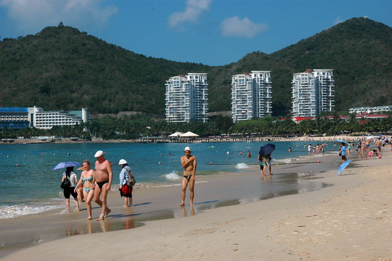 海南.大东海浴场 摄影 岳阳老陈