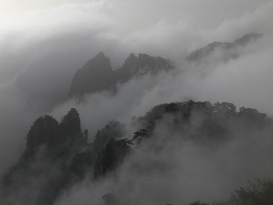 山雨欲来 摄影 悬崖峭壁