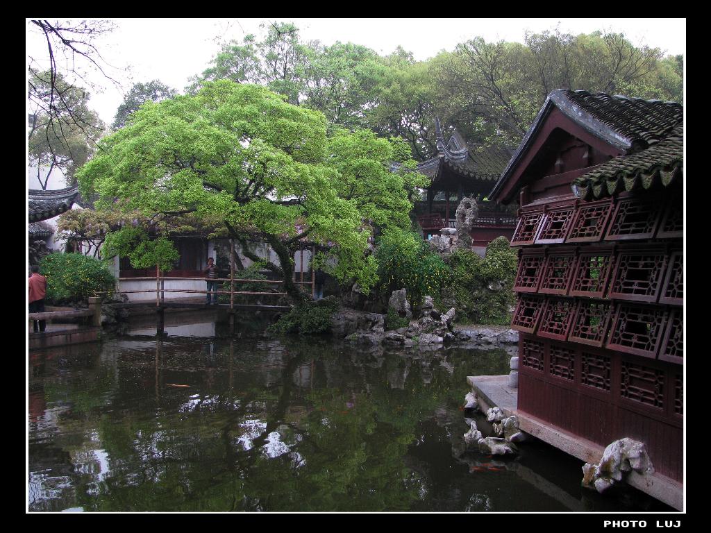 烟雨中的退思园 摄影 鹿江