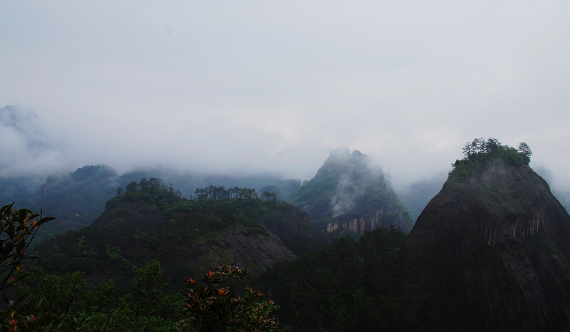 武夷山烟雨 摄影 云山西河