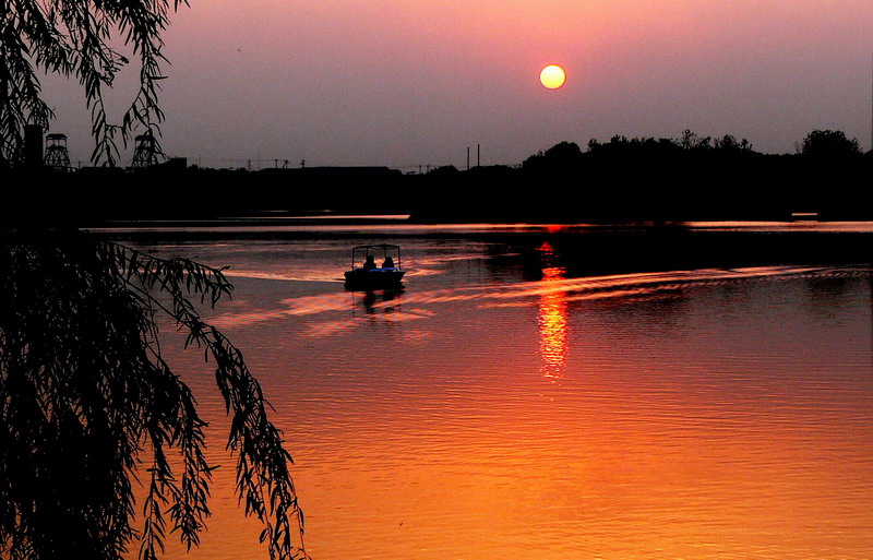 夕照南湖 摄影 风尘剑客