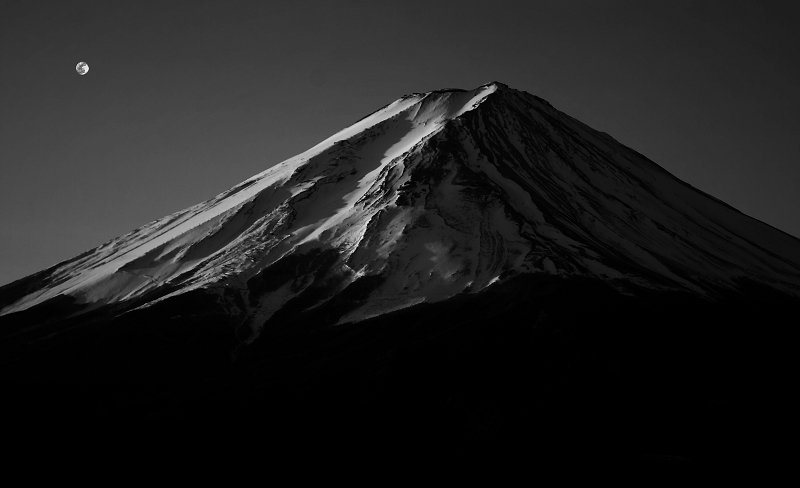 富士山月色 摄影 西北色狼